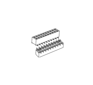 PH2.00*H4.0/4.3/4.6 Female Header Double  row SMT series